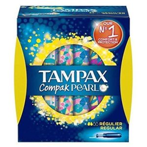 Tampax Compak pearl régulier 8 tampons