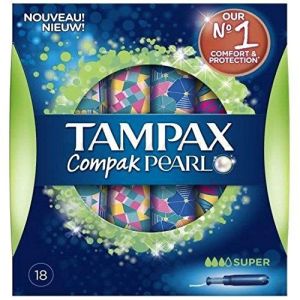 Tampax Compak pearl super 8 tampons