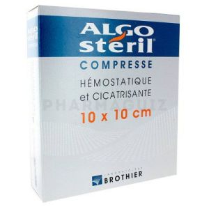 Algostéril compresse stérile 10 x 10 cm 16 unités