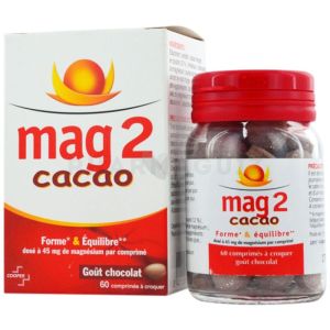Mag 2 Junior Cacao Comprimés à Croquer