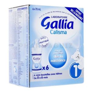 Gallia Calisma 1er âge lait liquide coffret 6x70ml
