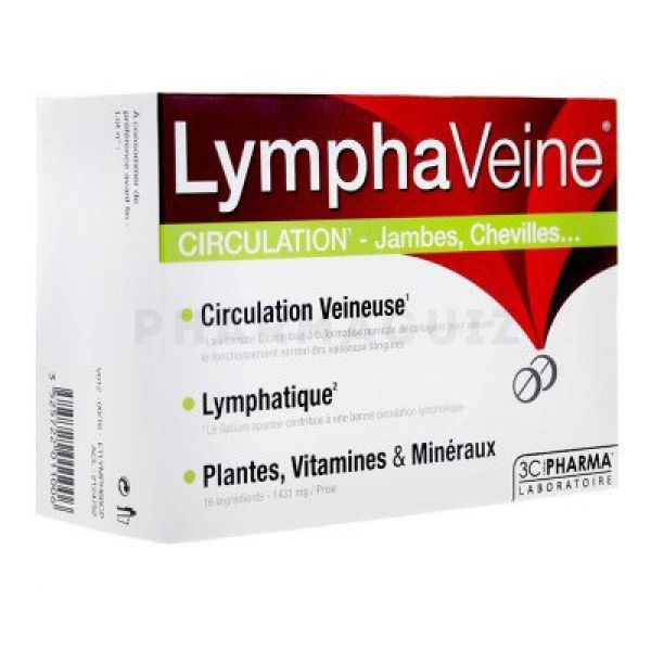 Les 3 Chênes LymphaVeine 60 comprimés