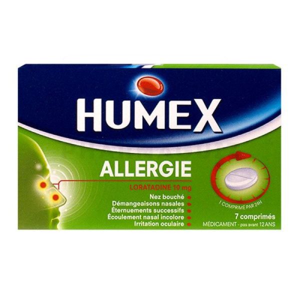 Humex Allergie Loratadine 7 comprimés 10mg