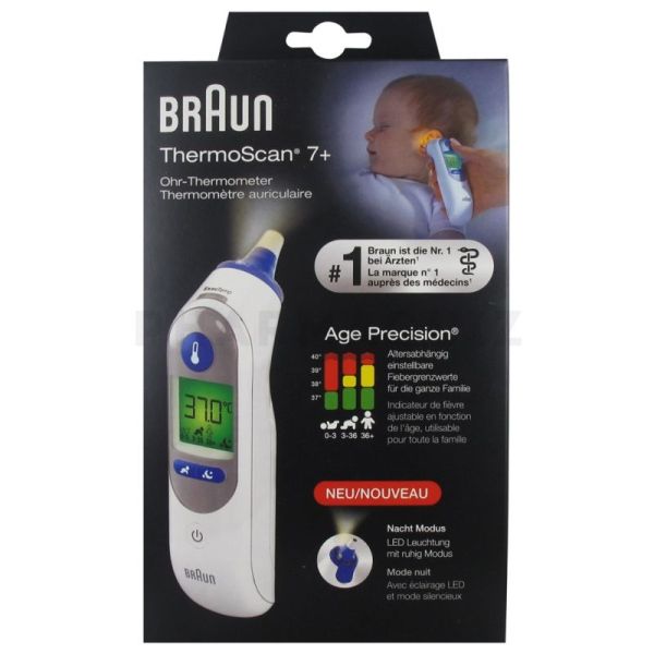 Braun TempleSwipe Thermomètre temporal BST 200 - Fièvre