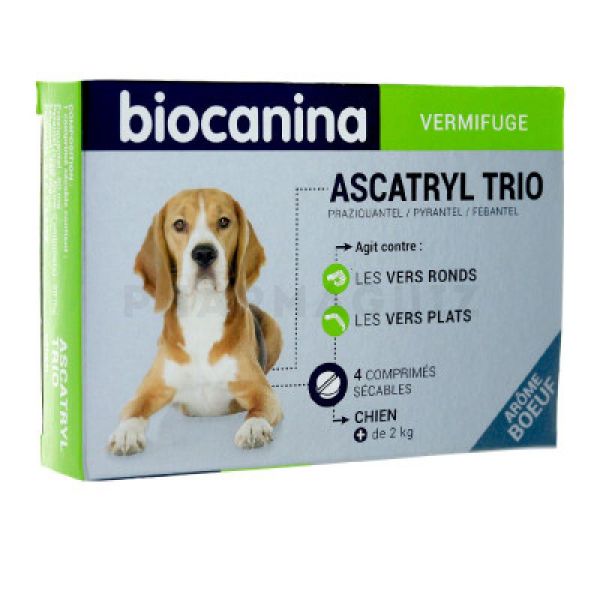 Biocanina Ascatryl Trio 4 comprimés