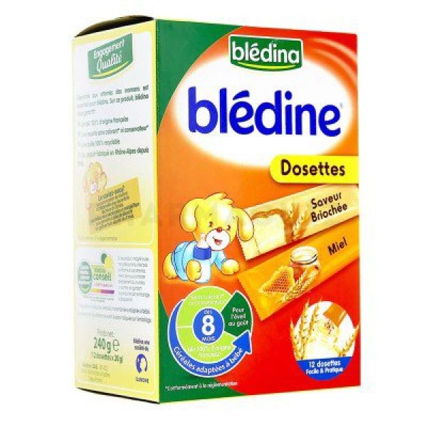 Blédine - Saveur Miel - Dès 8 Mois - Blédina - 400 g - Gallia